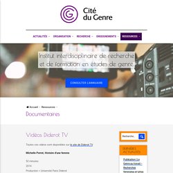 Documentaires – Cité du Genre-Université de Paris et Alliance