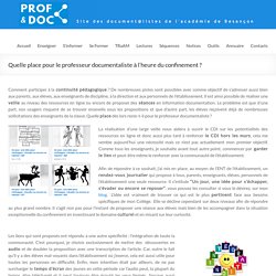 Quelle place pour le professeur documentaliste à l’heure du confinement