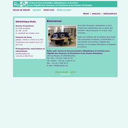 RoSa, asbl. Centre de Documentation, Bibliothèque et Archives pour l'Egalité des Chances, le Féminisme et les Etudes Féministes