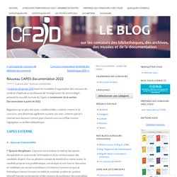 Nouveau CAPES documentation 2022 – Blog Concours Bibliothèques