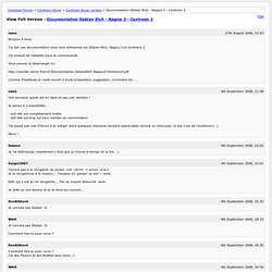 Documentation Debian Etch - Nagios 3 - Centreon 2 [Archive] - Centreon Forum