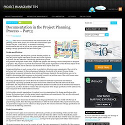 Documentation in the Project Planning Process – Part 3