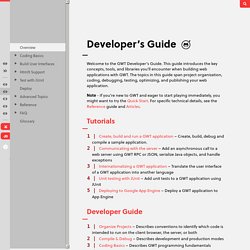 Developer's Guide - Google Web Toolkit - Google Code