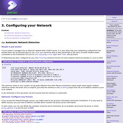 Configuring your Network