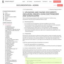 Admin's documentation - Cookbook - Recipe File Uploads (master)