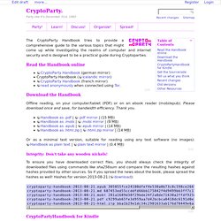 documentation:handbook [CryptoParty.org]