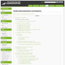 Pandora:Documentation es:Instalacion - Pandora FMS Wiki
