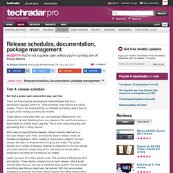 Power user Linux distros: 5 reviewed and rated: Release schedules, documentation, package management