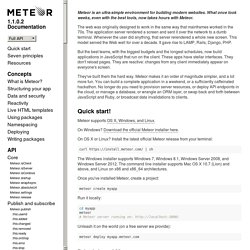 Documentation - Meteor