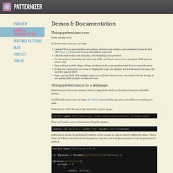 Demos & Documentation