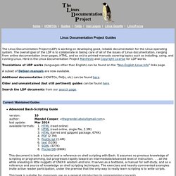 The Linux Documentation Project: Guides