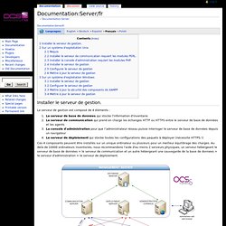 Documentation:Server/fr