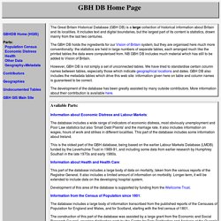 Great Britain Historical Documentation System/Home Page