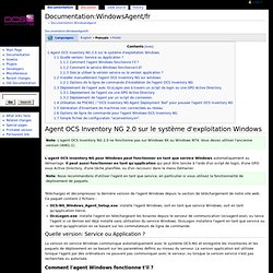 Documentation:WindowsAgent/fr