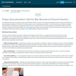 Proper Documentation Vital for Bite Wounds to Prevent Infection