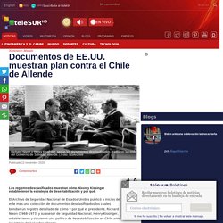Documentos de EE.UU. muestran plan contra el Chile de Allende