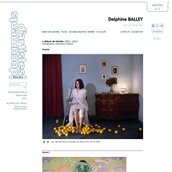 Documents D'Artistes Rhône-Alpes » Delphine BALLEY » Index des œuvres