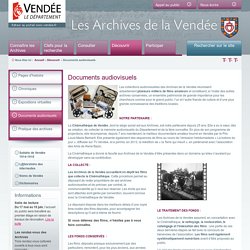 Archives de la Vendée
