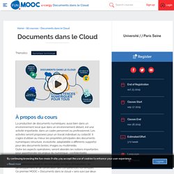 Documents dans le Cloud