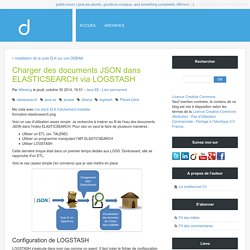 JSON, LOGSTASH, ELASTICSEARCH