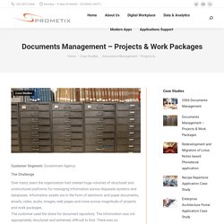 Documents Management – Projects & Work Packages