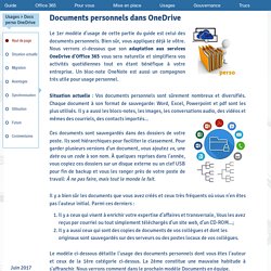 Office 365 : Documents personnels dans OneDrive