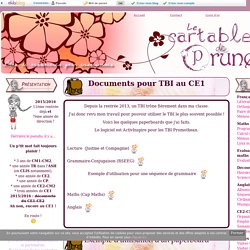 Documents pour TBI au CE1