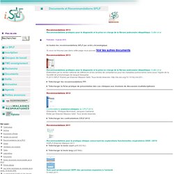 iSPLF - Documents et Recommandations SPLF