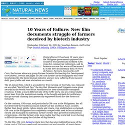 10 Years of Failure: New film documents struggle of farmers deceived by biotech industry