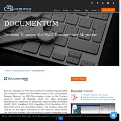 Documentum Migration to SharePoint