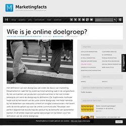 Wie is je online doelgroep?