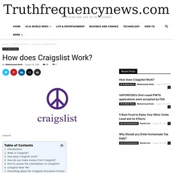 How does Craigslist Work? - News from All Over the World