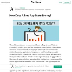 How Does A Free App Make Money? – AppAspect
