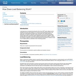 How Does Load Balancing Work?