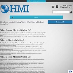 How Does Medical Coding Work? What Does a Medical Coder Do?