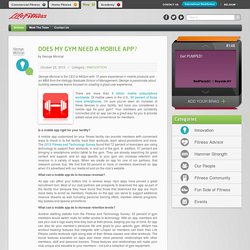Does My Gym Need a Mobile App?