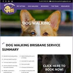 Dog Walking Brisbane - Kat's Kritters