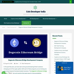 Dogecoin Ethereum Bridge Development Company - Coin Developer India