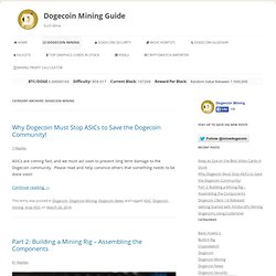 Dogecoin Mining Guide