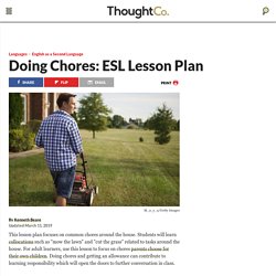 Doing Chores: ESL Lesson Plan