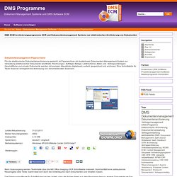 Dokumentenmanagement Paperarchiver auf DMS Programme