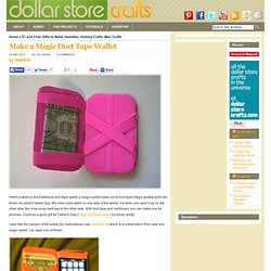 Make a Magic Duct Tape Wallet