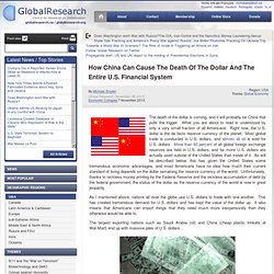 How China Can Cause The Death Of The Dollar And The Entire U.S. Financial System
