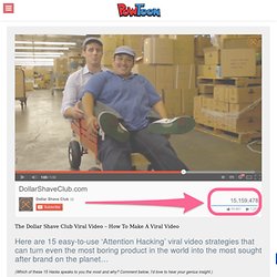 The Dollar Shave Club Viral Video - How To Make A Viral Video by PowToon!