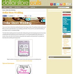 Dollar Store Crafts Dollar Store Wedding » Dollar Store Crafts