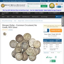 Buy Morgan Silver Dollars in Condition at Melt Value