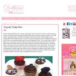 Dollhouse Bake Shoppe Blog: "Cupcake" Fudge Cups