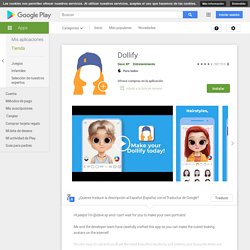 App Dollify en Google Play - Crear retratos personalizados para usar de avatar