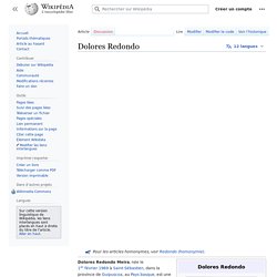 Dolores Redondo - Wikipedia