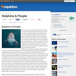 Dolphins & People